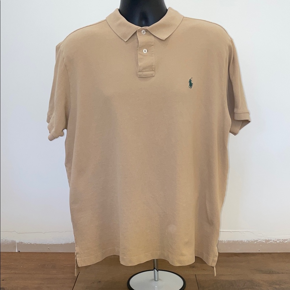Ralph Lauren Men's Tan Polo Shirt